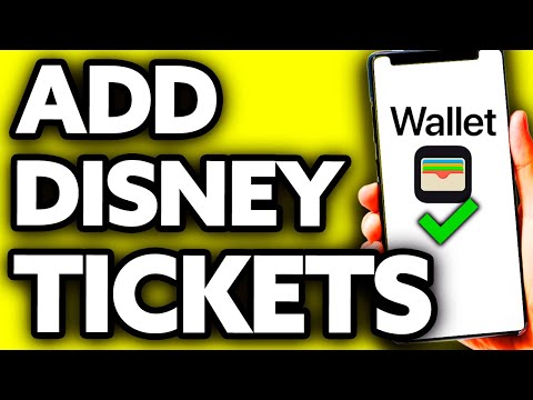 How To Add Disney Tickets to Apple Wallet (Very EASY!)