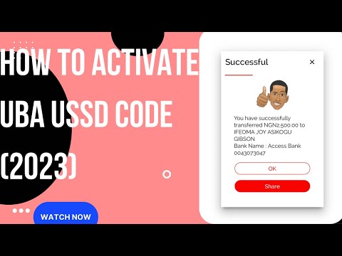 How To Activate UBA USSD Code (2023) #UBAUSSDCODE