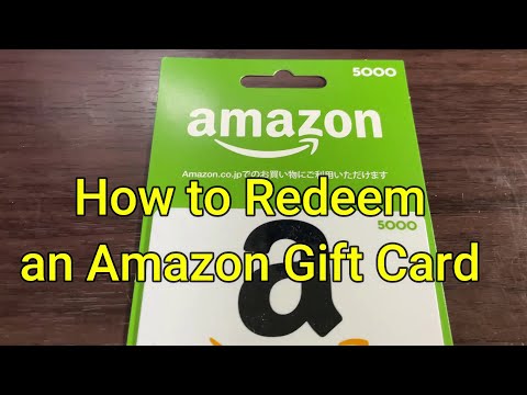 HOW TO REDEEM AN AMAZON GIFT CARD IN JAPAN #howto #amazongiftcards #amazonredeeming