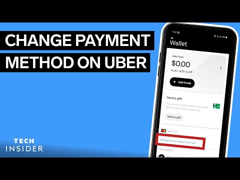 How To Change Payment Method On Uber