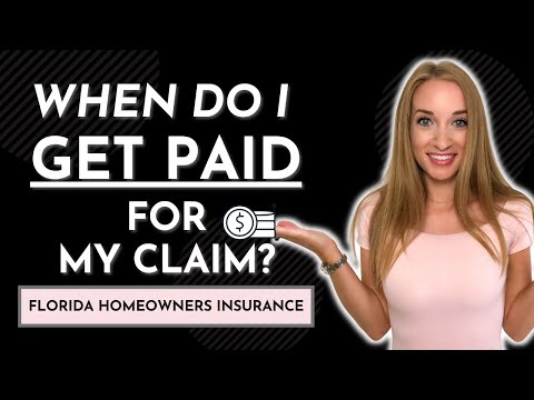 When do you GET PAID for your home insurance claim? // Florida homeowners insurance