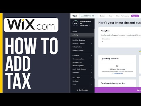 How to Add Tax to Wix | Tax Settings Tutorial