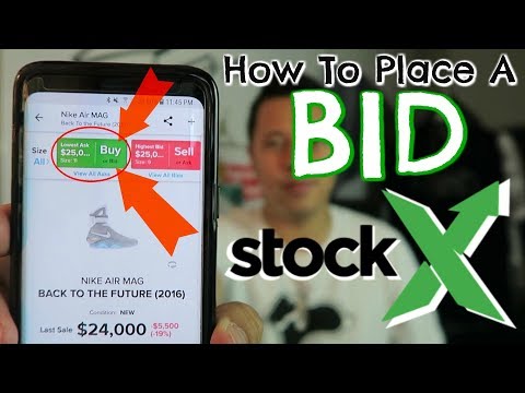 How To Place A Bid On StockX