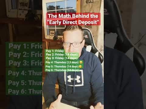 The Issue with “Early Direct Deposit” With Banks #tax #finance #shorts