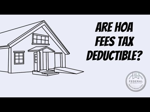 Are HOA Fees Tax Deductible?