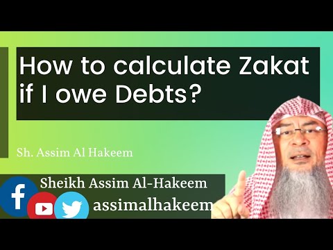 How to calculate Zakat if I owe debts?Amount is above nisab but doesn