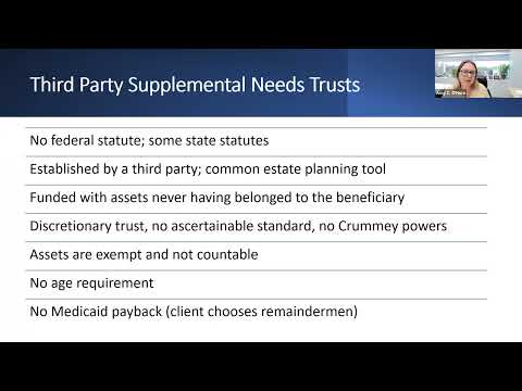 Taxation of Supplemental Needs Trusts