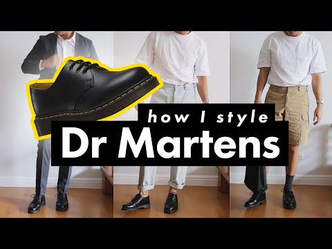 How I Style Dr Martens Shoes! - (1461/3989 Brogues/Adrian Loafers)