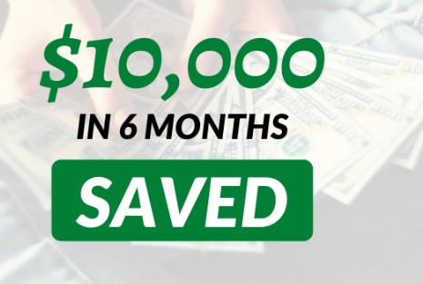 How To Save $10,000 In 6 Months