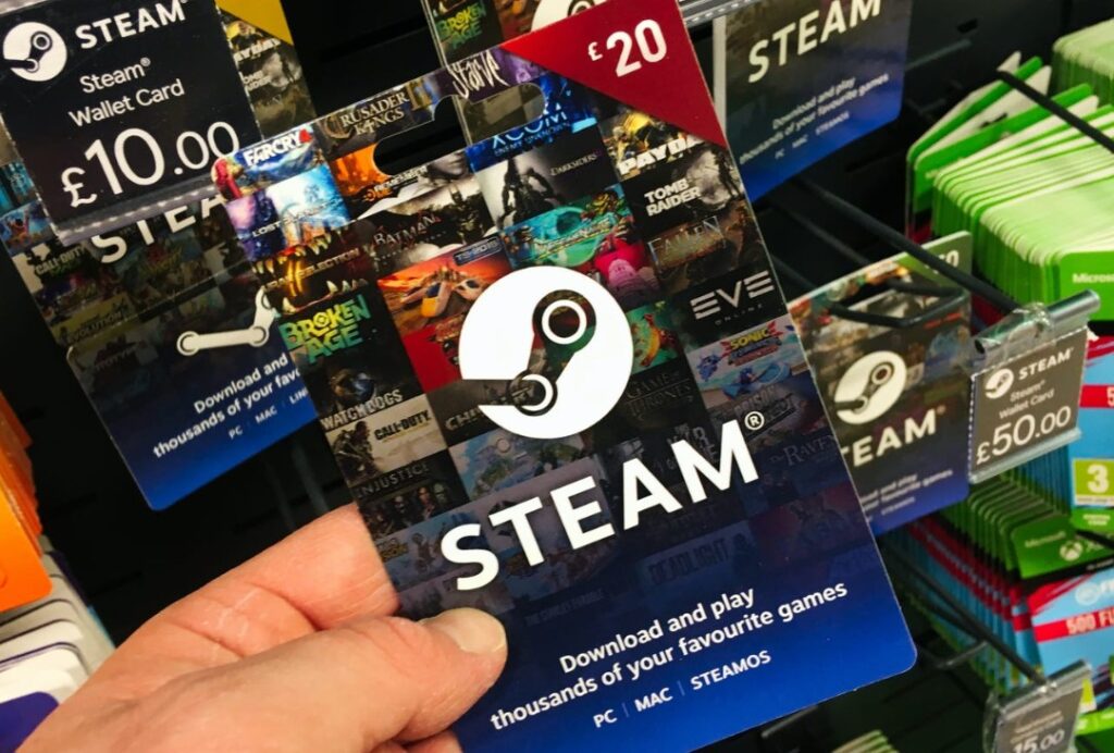 Add Visa Gift Card to Steam Wallet